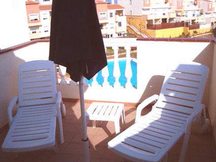 Three bedroom apartment to rent Anoreta golf Costa del Sol - Sunny Roof Terrace