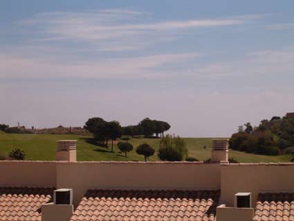 Three bedroom apartment to rent Anoreta golf Costa del Sol - View from Bedrooms 2 & 3