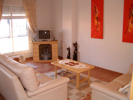 Three bedroom apartment to rent Anoreta golf Costa del Sol - Lounge/Diner