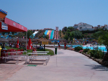 the park has a cafeteria and plenty of open space.