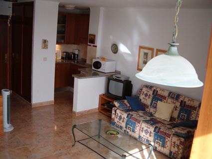 studio apartment to rent Torrox Costa open-plan Lounge/Diner